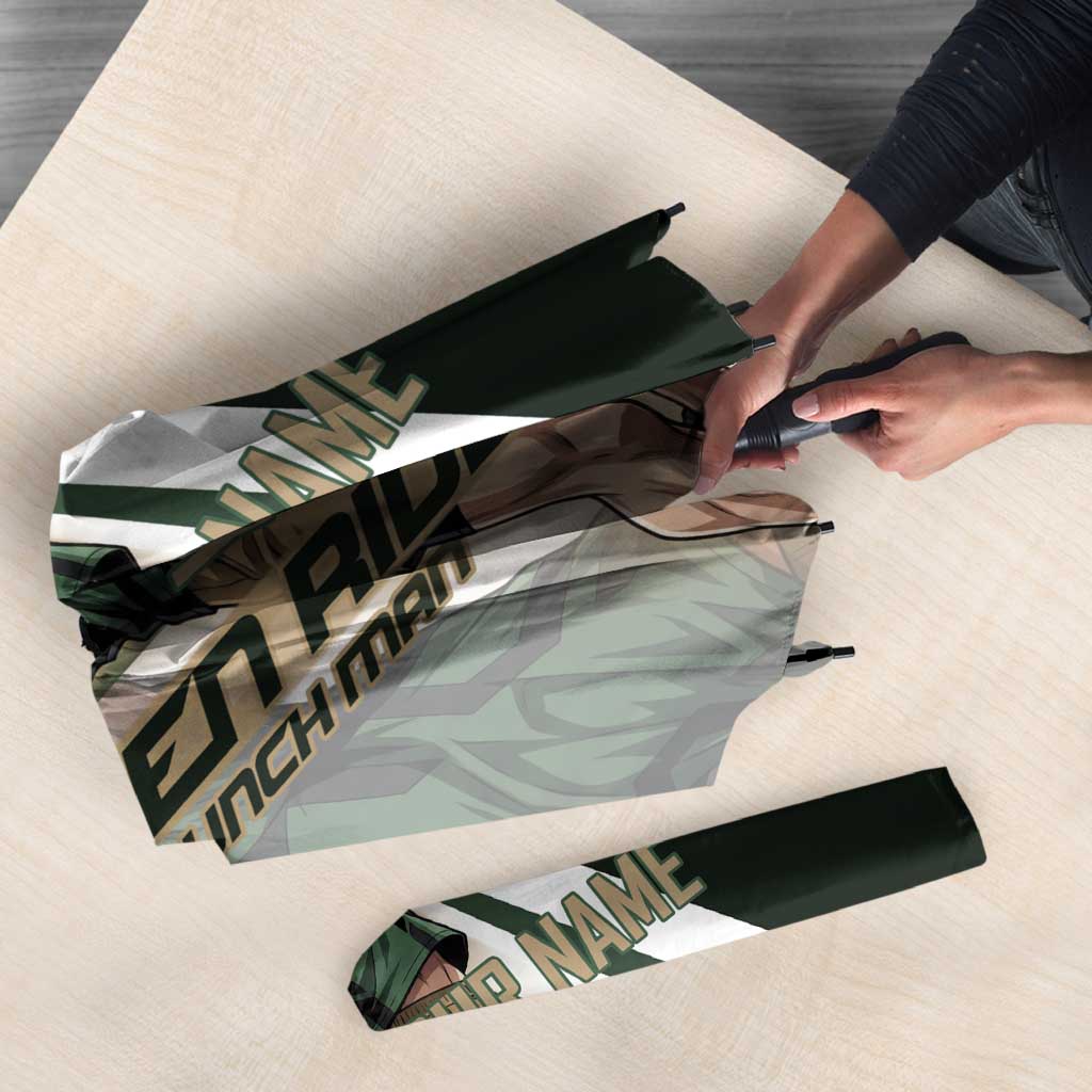 Personalized Mumen Rider Volleyball Umbrella Saitama Anime