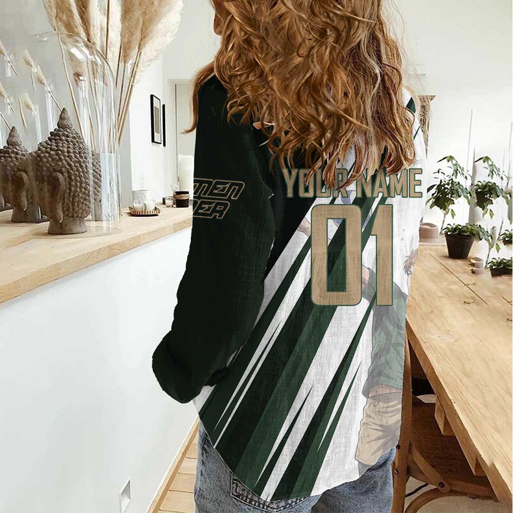 Personalized Mumen Rider Volleyball Women Casual Shirt Saitama Anime