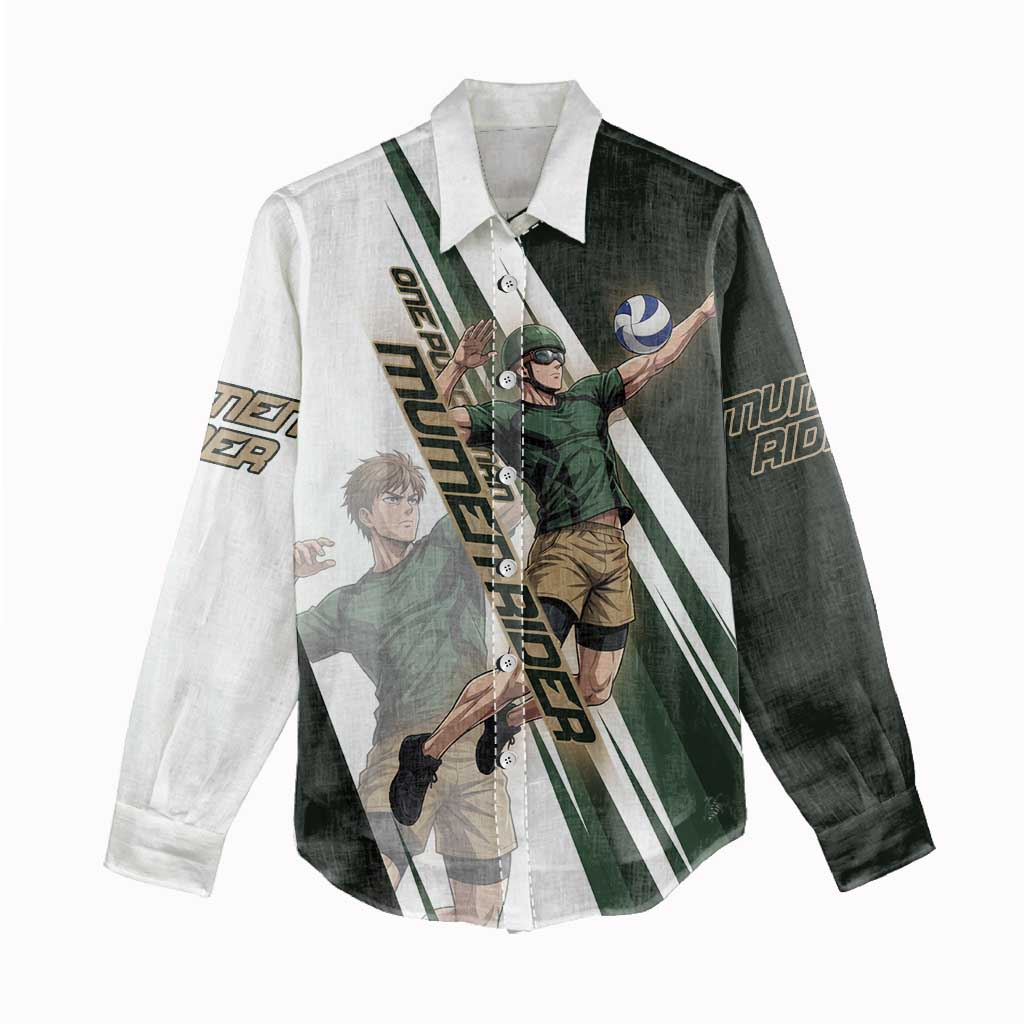 Personalized Mumen Rider Volleyball Women Casual Shirt Saitama Anime