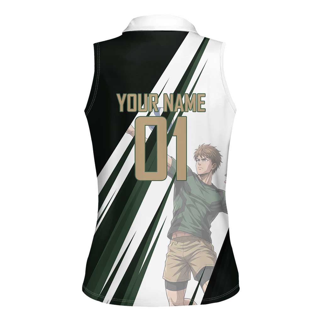 Personalized Mumen Rider Volleyball Women Sleeveless Polo Shirt Saitama Anime