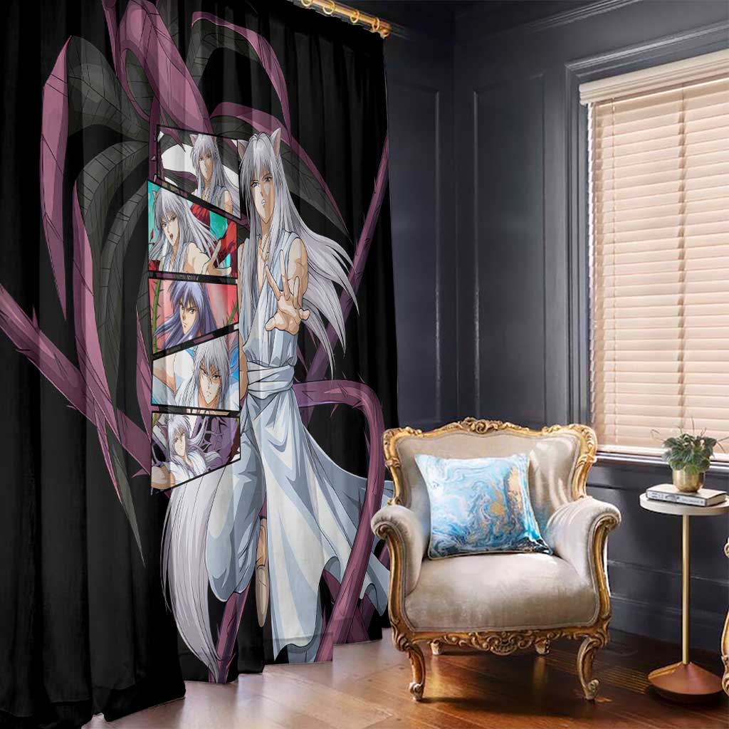 Youko Kurama - YuYu Hakusho Window Curtain Anime Style