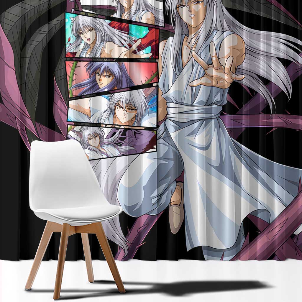 Youko Kurama - YuYu Hakusho Window Curtain Anime Style