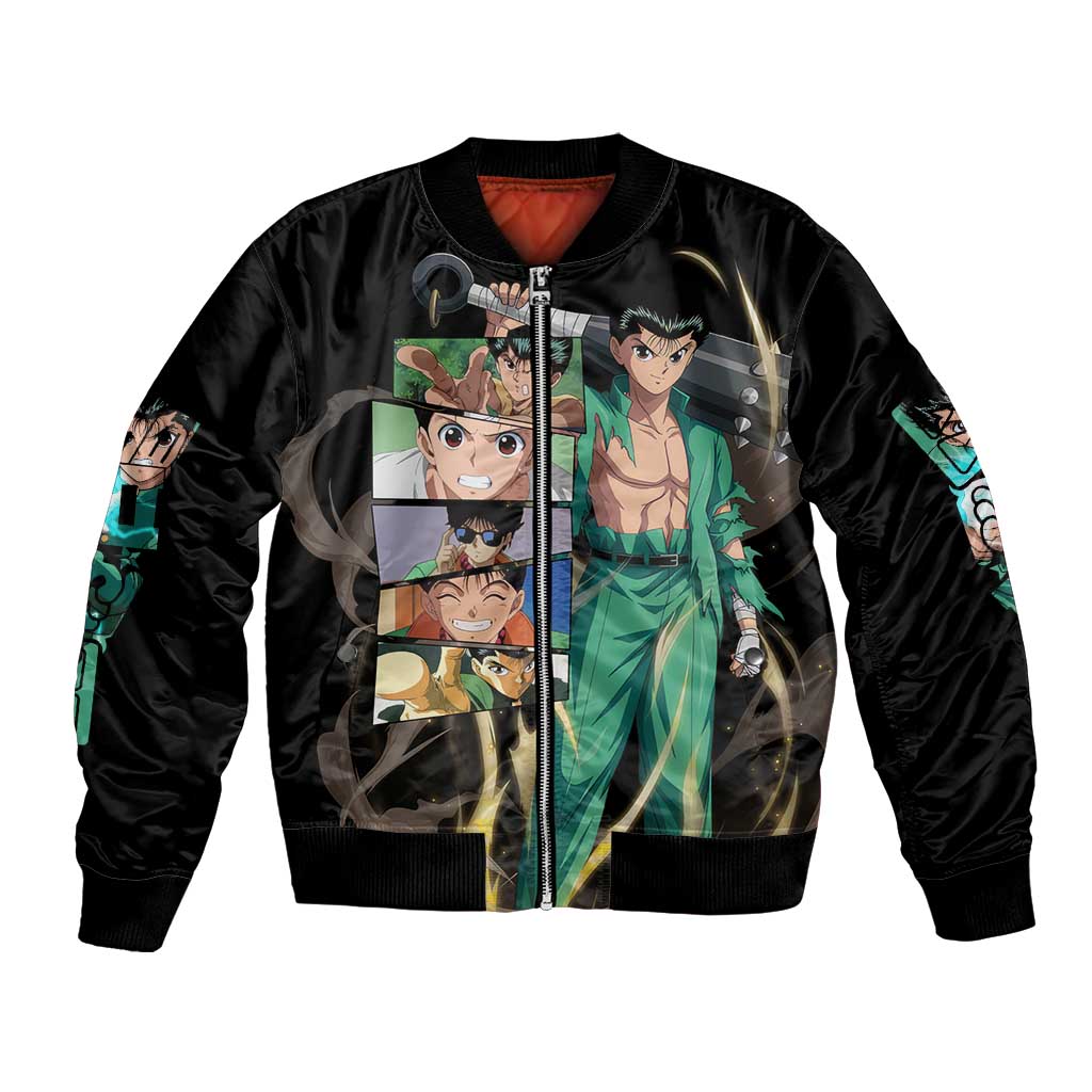 Yusuke Urameshi - YuYu Hakusho Bomber Jacket Anime Style