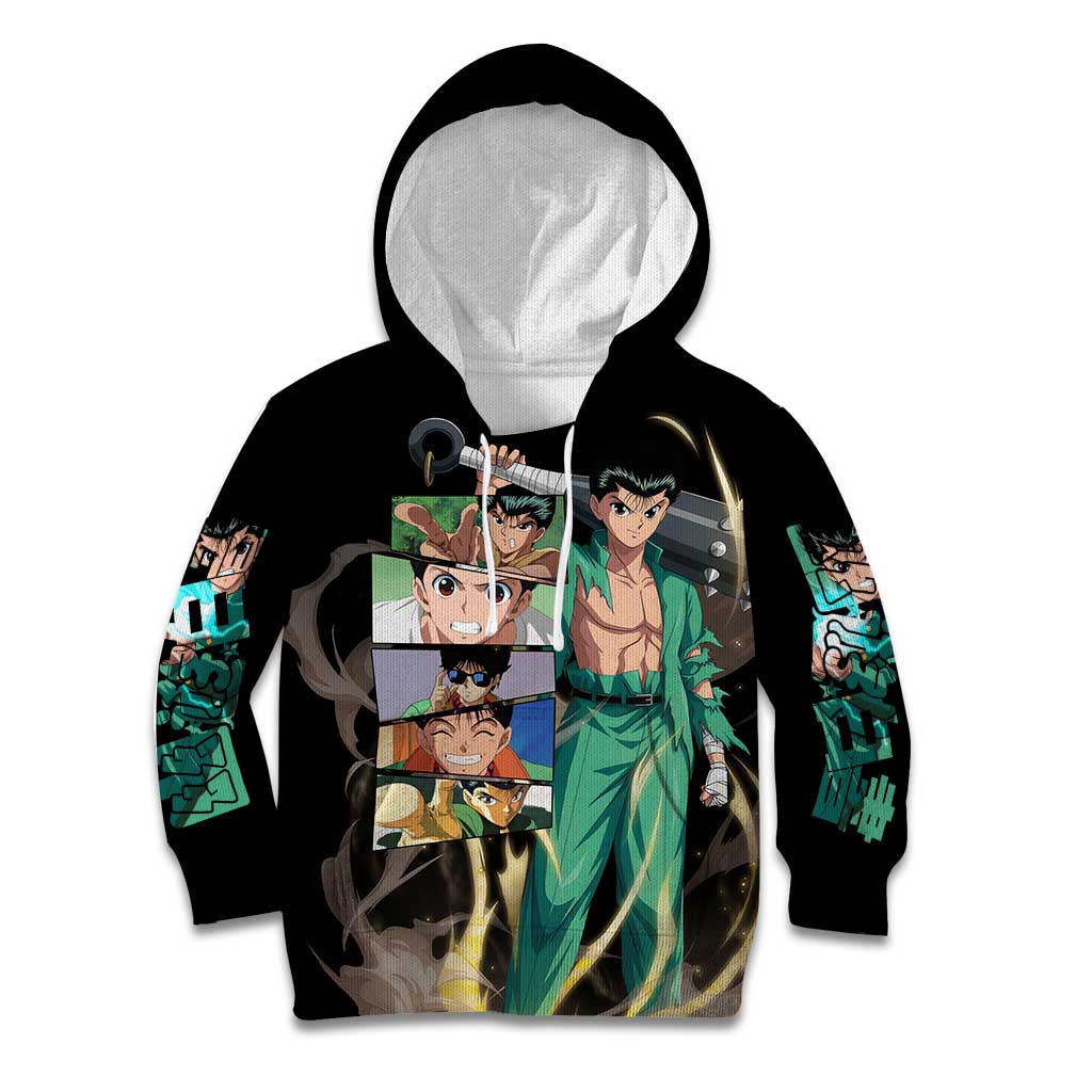 Yusuke Urameshi - YuYu Hakusho Kid Hoodie Anime Style