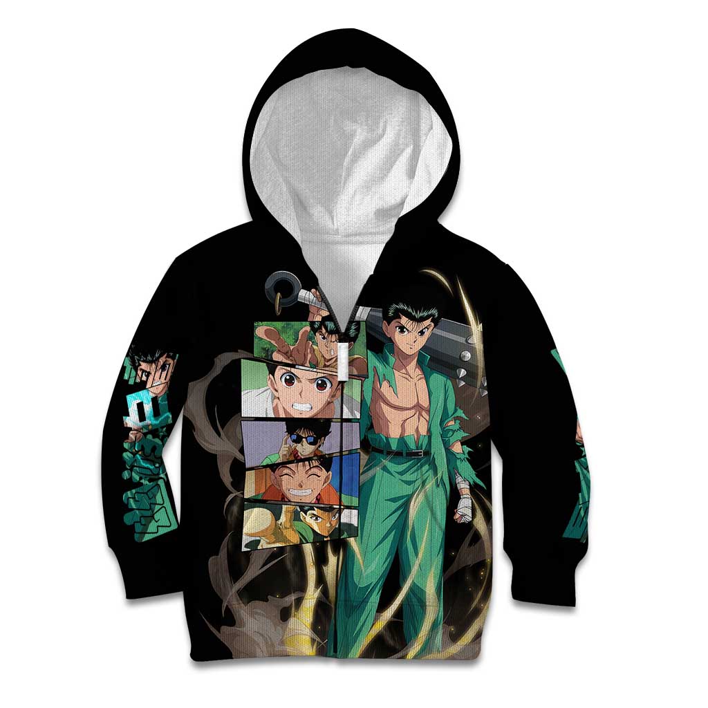 Yusuke Urameshi - YuYu Hakusho Kid Hoodie Anime Style