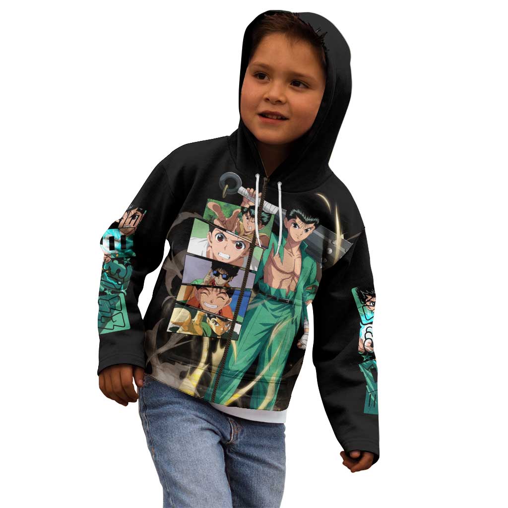 Yusuke Urameshi - YuYu Hakusho Kid Hoodie Anime Style