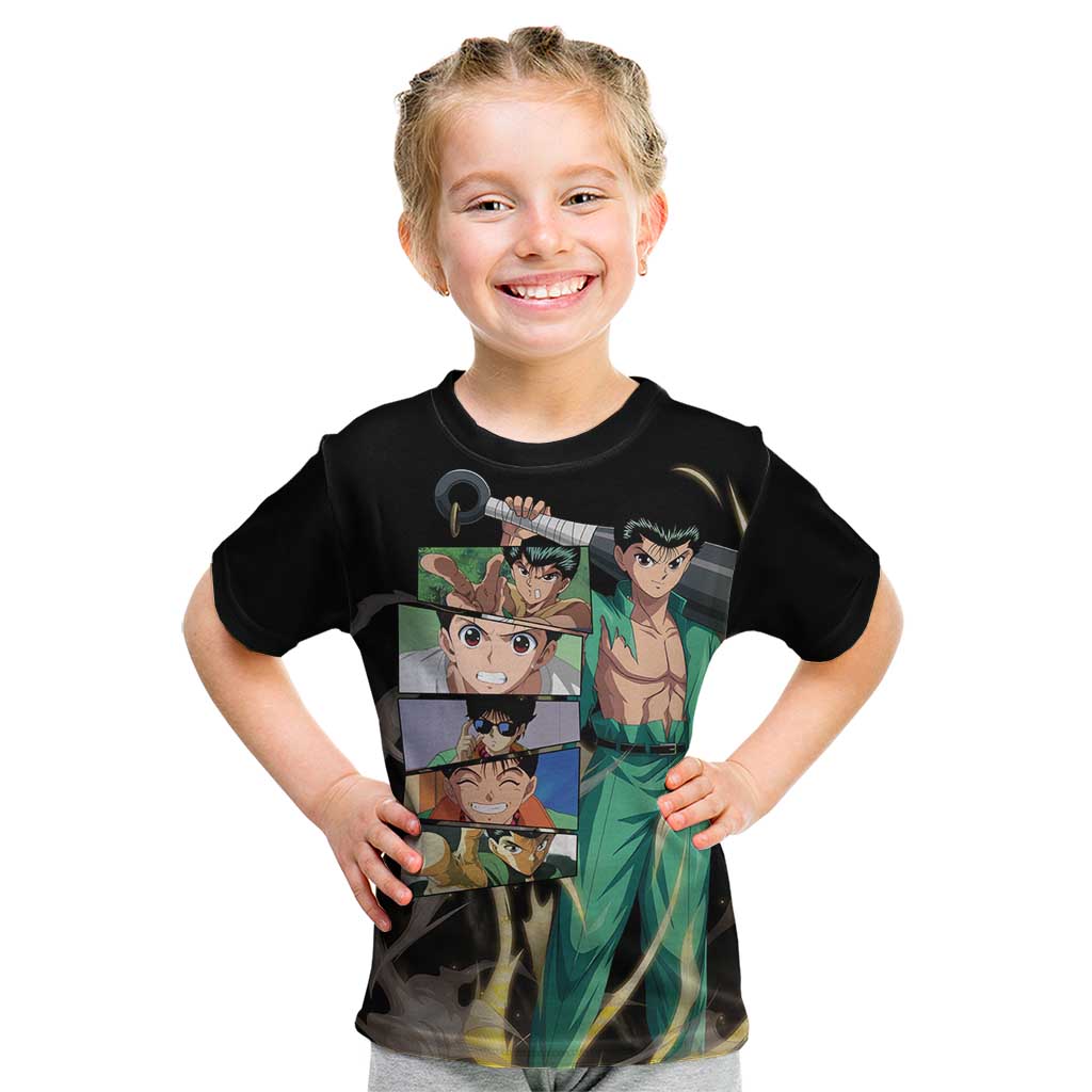 Yusuke Urameshi - YuYu Hakusho Kid T Shirt Anime Style