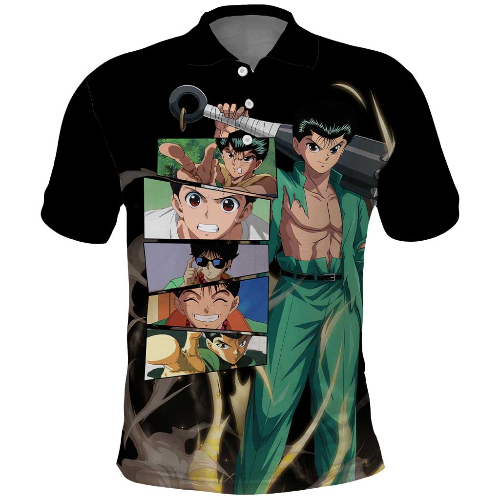 Yusuke Urameshi - YuYu Hakusho Polo Shirt Anime Style