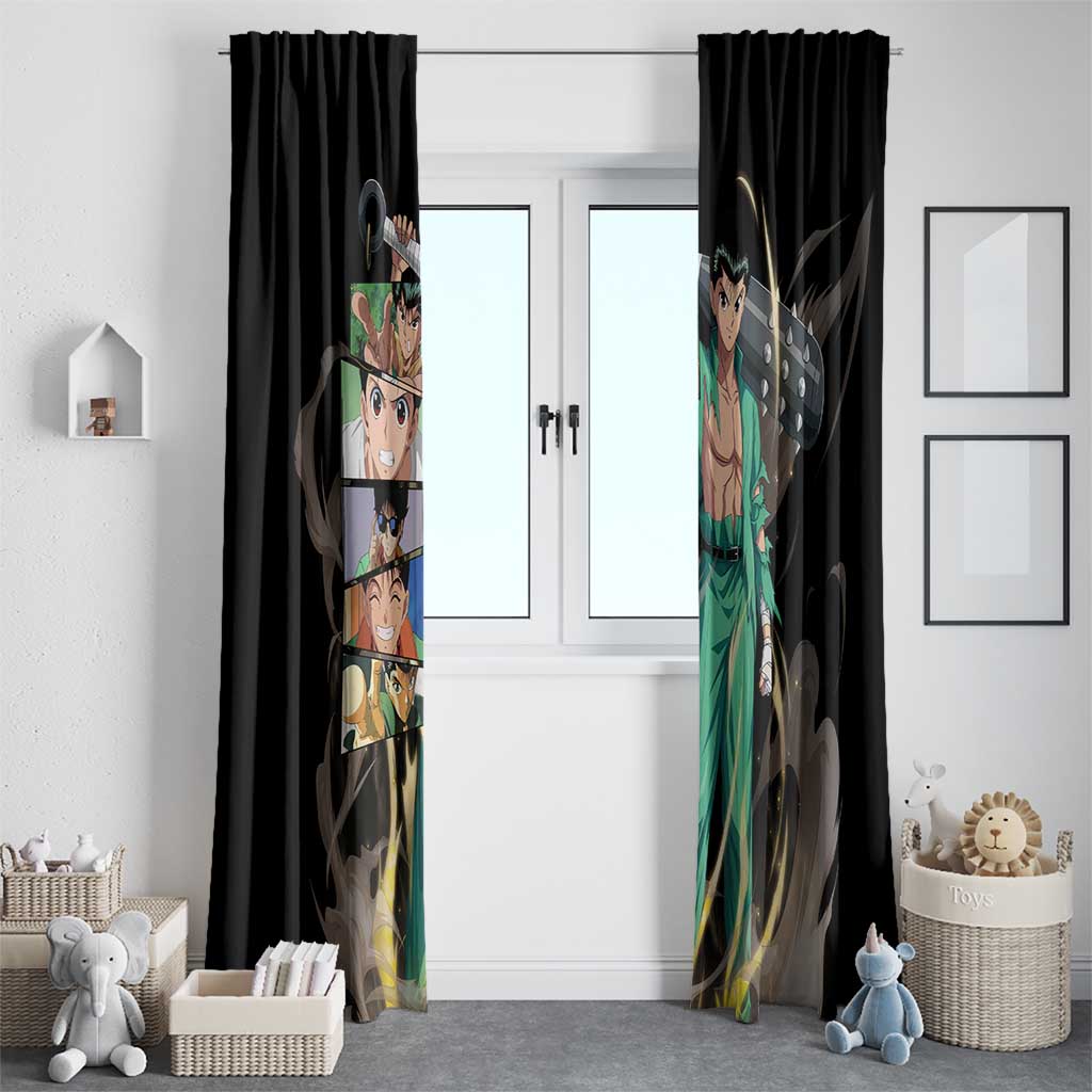 Yusuke Urameshi - YuYu Hakusho Window Curtain Anime Style