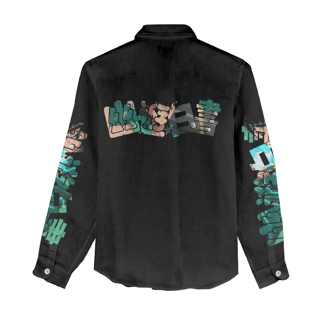 Yusuke Urameshi - YuYu Hakusho Women Casual Shirt Anime Style