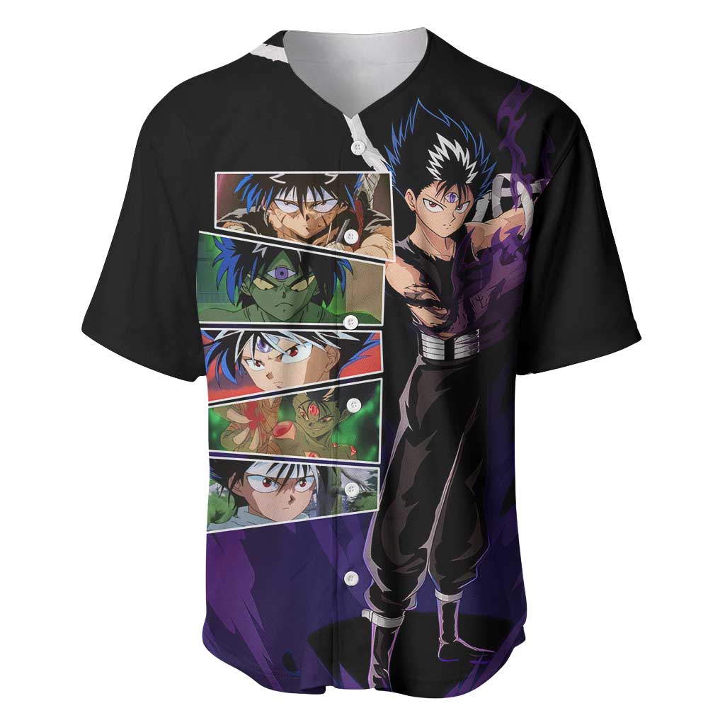 Hiei - YuYu Hakusho Baseball Jersey Anime Style