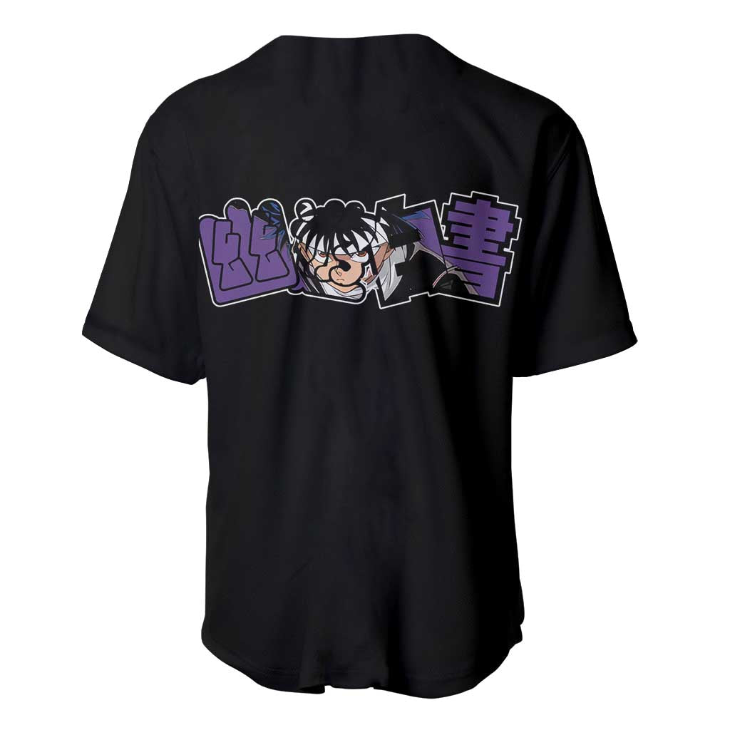 Hiei - YuYu Hakusho Baseball Jersey Anime Style