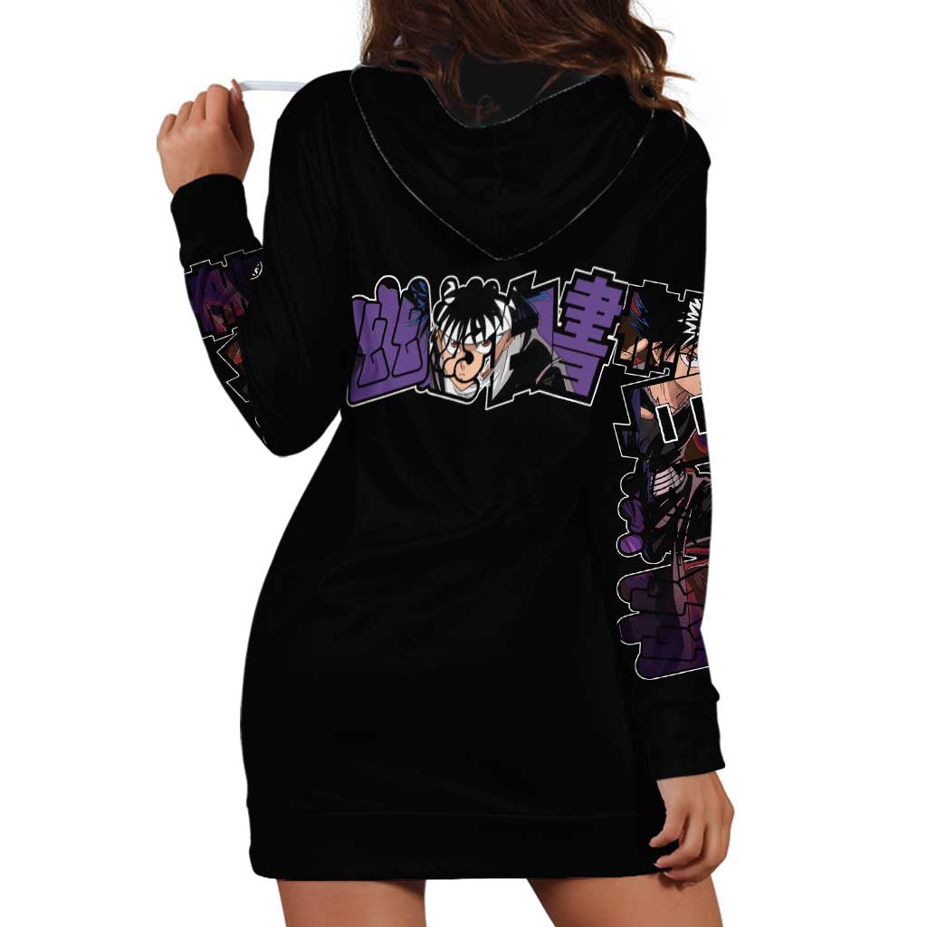Hiei - YuYu Hakusho Hoodie Dress Anime Style