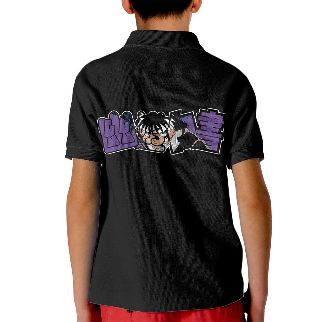 Hiei - YuYu Hakusho Kid Polo Shirt Anime Style