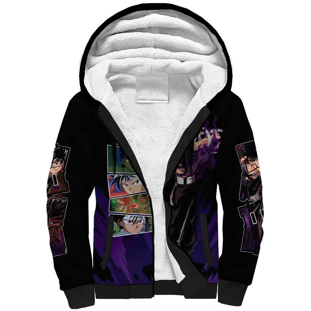Hiei - YuYu Hakusho Sherpa Hoodie Anime Style