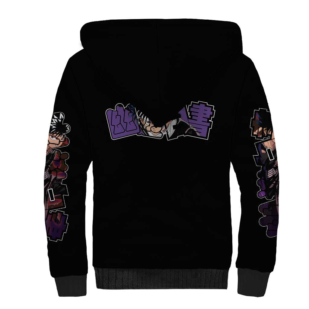 Hiei - YuYu Hakusho Sherpa Hoodie Anime Style