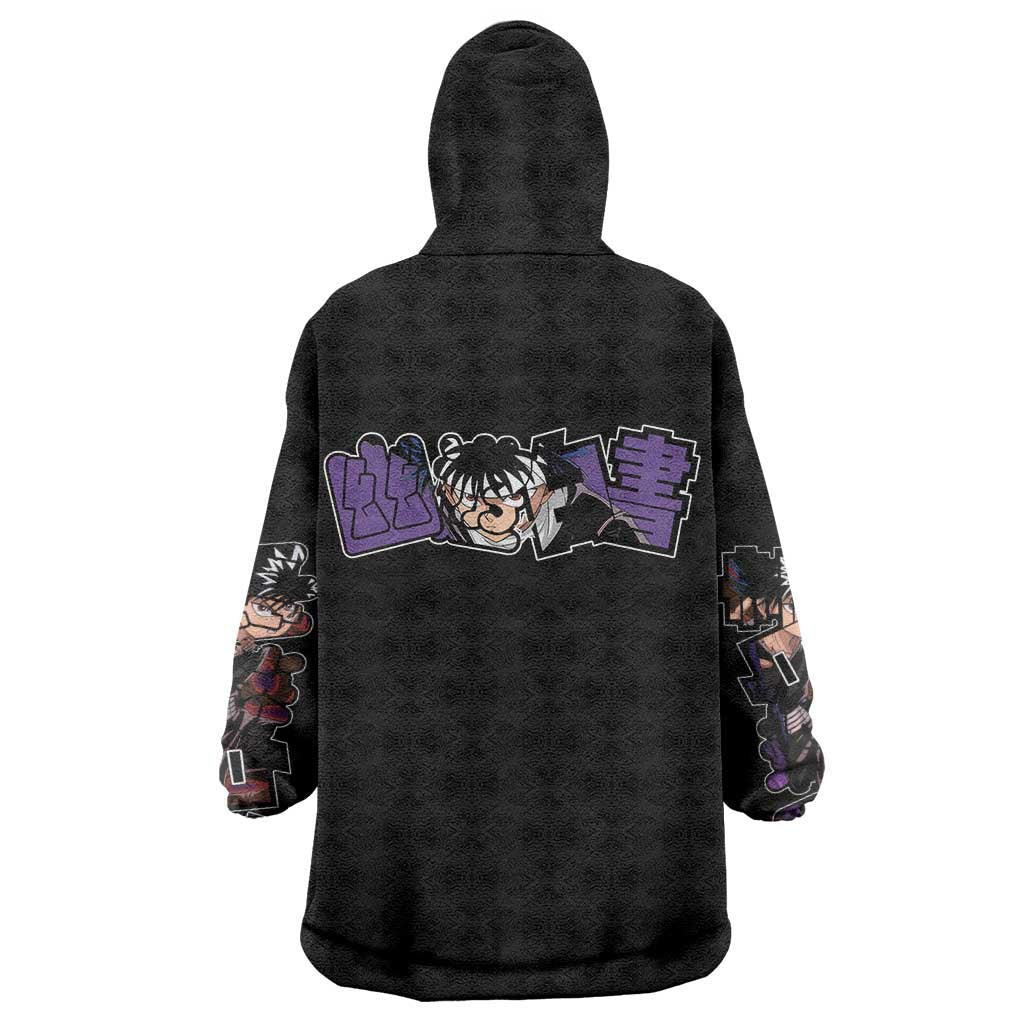 Hiei - YuYu Hakusho Wearable Blanket Hoodie Anime Style