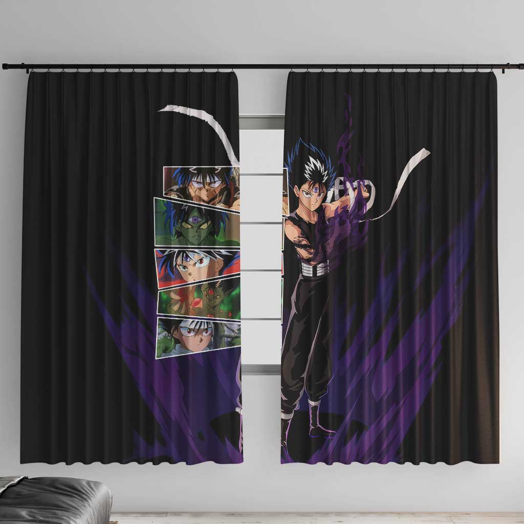 Hiei - YuYu Hakusho Window Curtain Anime Style