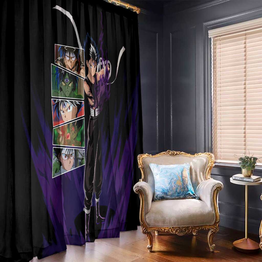Hiei - YuYu Hakusho Window Curtain Anime Style
