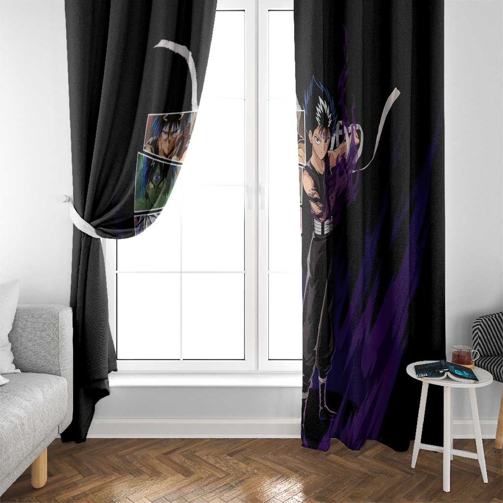 Hiei - YuYu Hakusho Window Curtain Anime Style