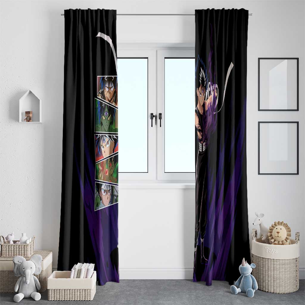 Hiei - YuYu Hakusho Window Curtain Anime Style
