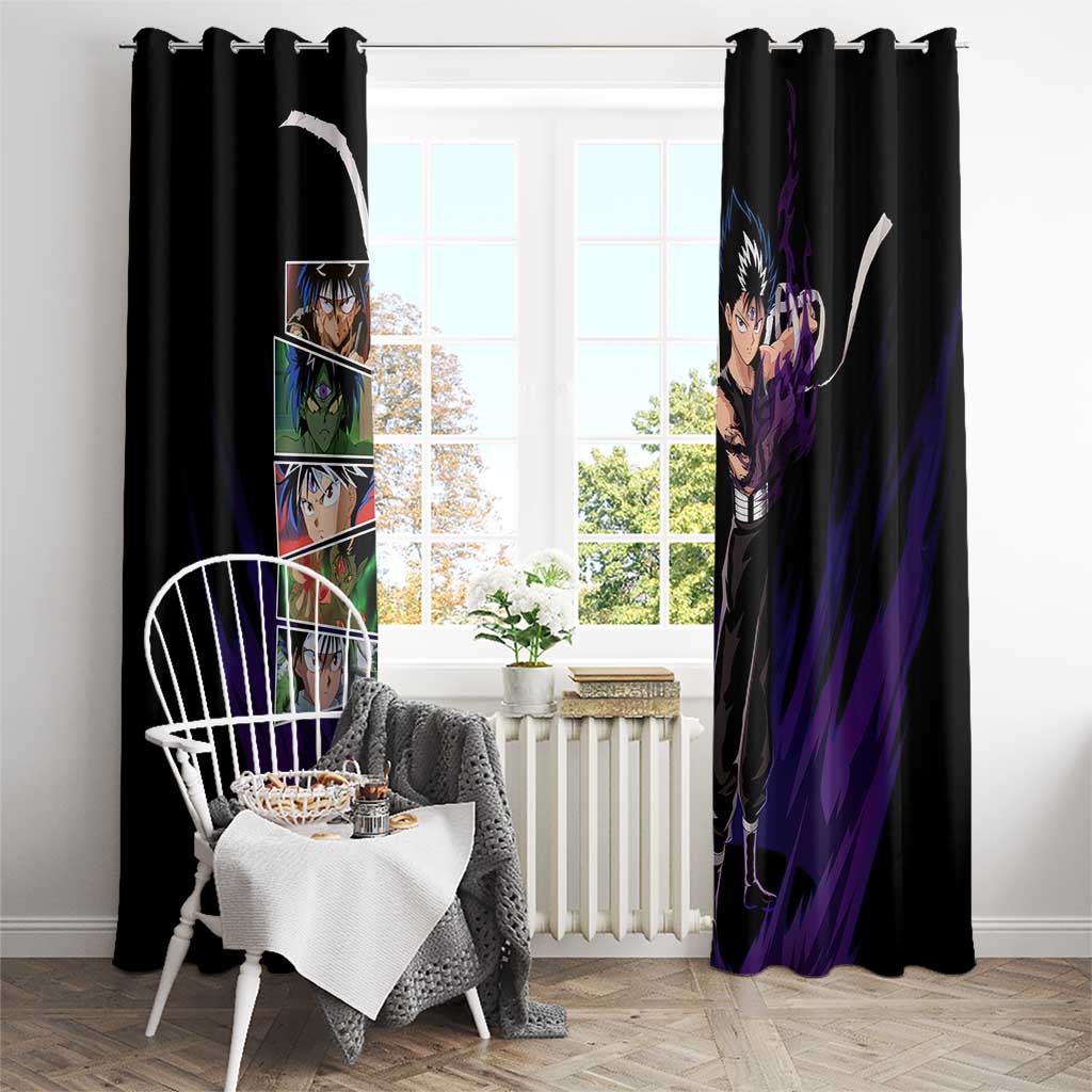 Hiei - YuYu Hakusho Window Curtain Anime Style