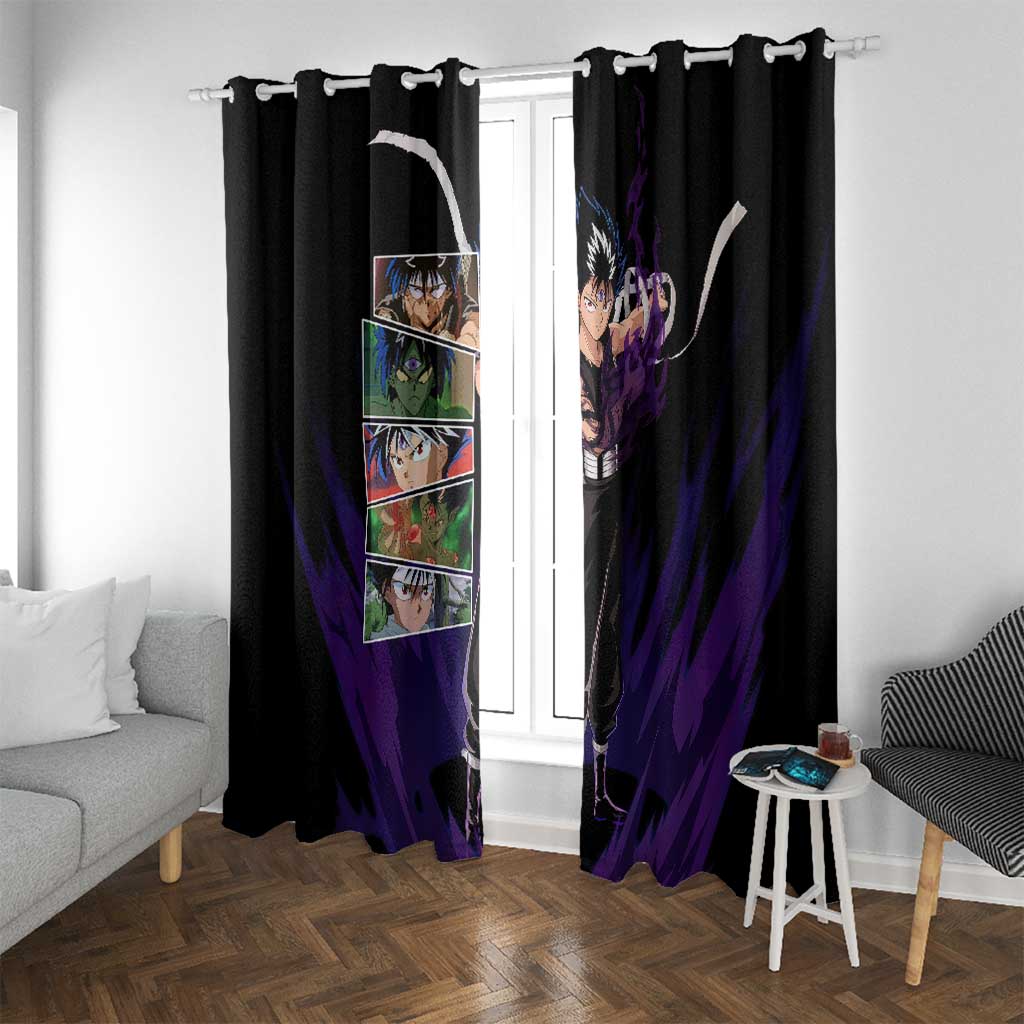 Hiei - YuYu Hakusho Window Curtain Anime Style