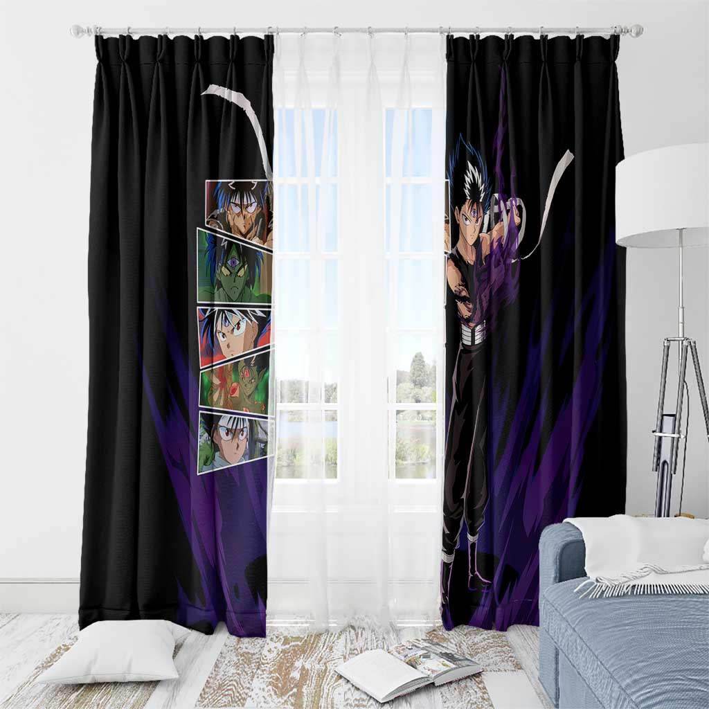 Hiei - YuYu Hakusho Window Curtain Anime Style
