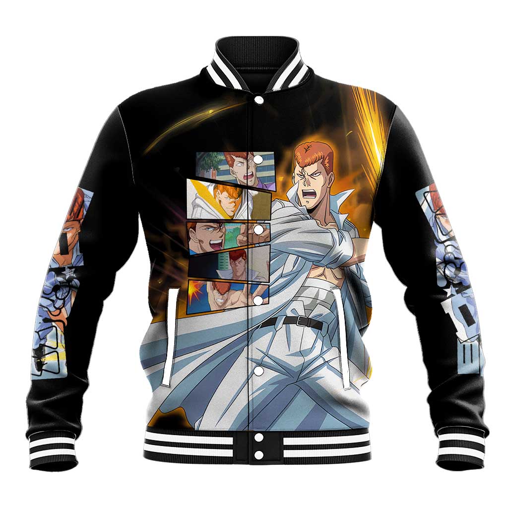 Kazuma Kuwabara - YuYu Hakusho Baseball Jacket Anime Style