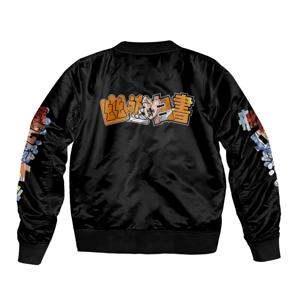 Kazuma Kuwabara - YuYu Hakusho Bomber Jacket Anime Style