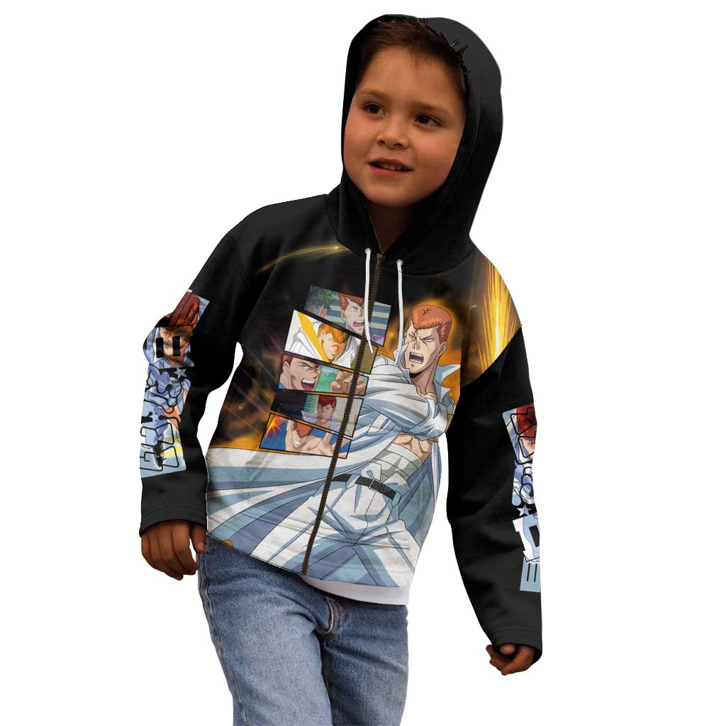 Kazuma Kuwabara - YuYu Hakusho Kid Hoodie Anime Style