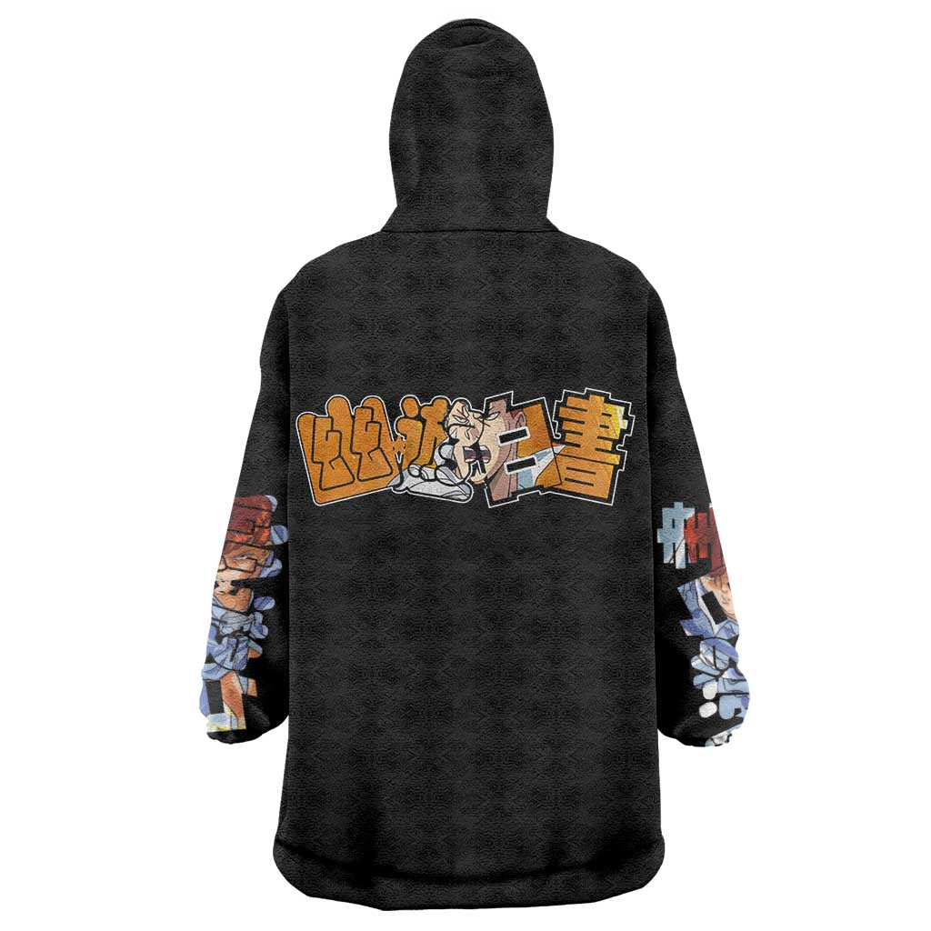 Kazuma Kuwabara - YuYu Hakusho Wearable Blanket Hoodie Anime Style