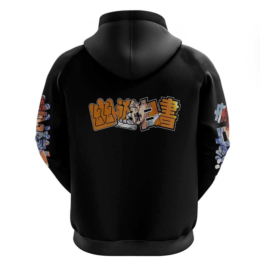 Kazuma Kuwabara - YuYu Hakusho Zip Hoodie Anime Style