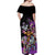 Frieza - Dragon Ball Off Shoulder Maxi Dress Anime Style