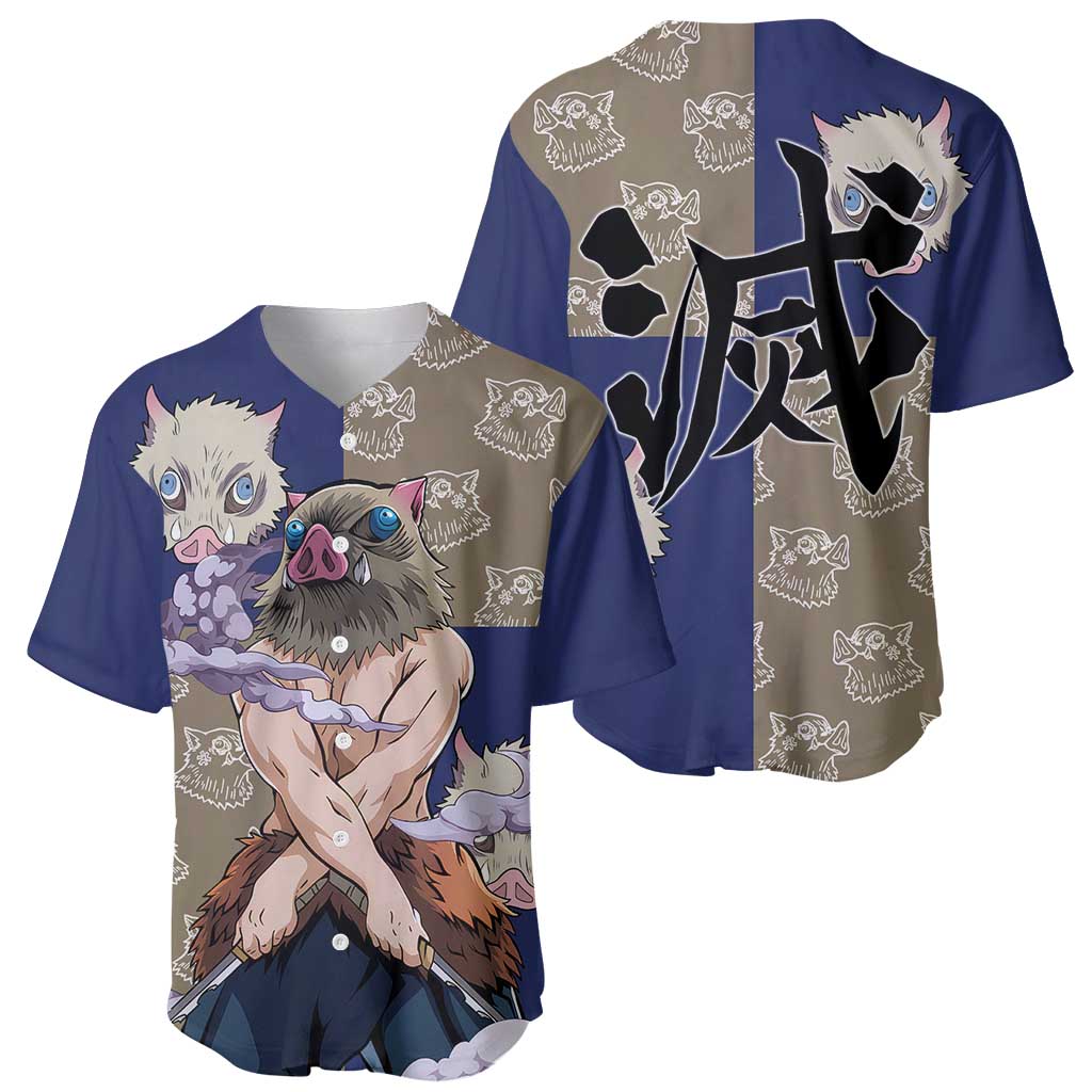Hashibira Inosuke - Demon Slayer Baseball Jersey Anime Style