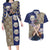 Hashibira Inosuke - Demon Slayer Couples Matching Long Sleeve Bodycon Dress and Hawaiian Shirt Anime Style