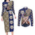 Hashibira Inosuke - Demon Slayer Couples Matching Long Sleeve Bodycon Dress and Long Sleeve Button Shirt Anime Style