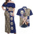 Hashibira Inosuke - Demon Slayer Couples Matching Off Shoulder Maxi Dress and Hawaiian Shirt Anime Style