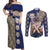 Hashibira Inosuke - Demon Slayer Couples Matching Off Shoulder Maxi Dress and Long Sleeve Button Shirt Anime Style