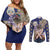 Hashibira Inosuke - Demon Slayer Couples Matching Off Shoulder Short Dress and Long Sleeve Button Shirt Anime Style