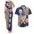 Hashibira Inosuke - Demon Slayer Couples Matching Tank Maxi Dress and Hawaiian Shirt Anime Style