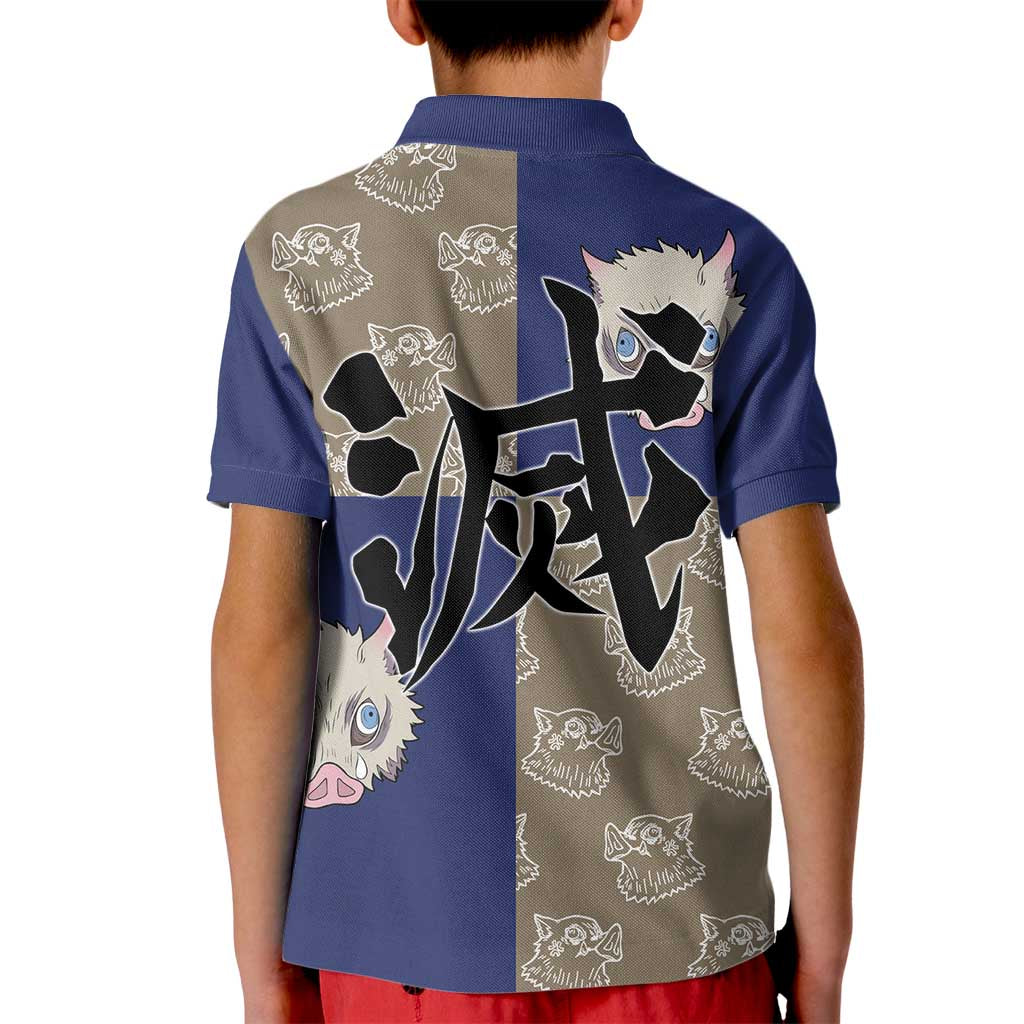 Hashibira Inosuke - Demon Slayer Kid Polo Shirt Anime Style