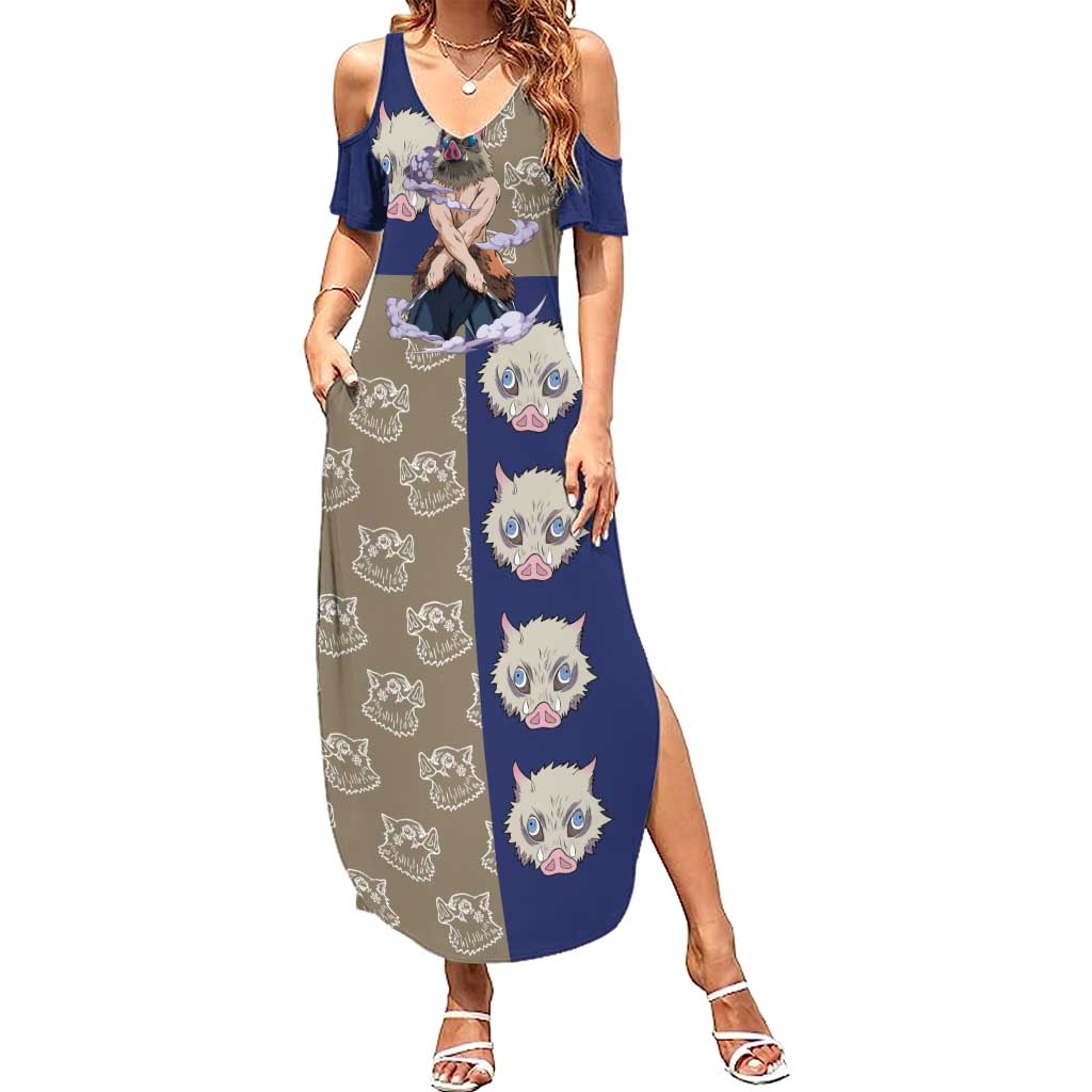 Hashibira Inosuke - Demon Slayer Summer Maxi Dress Anime Style