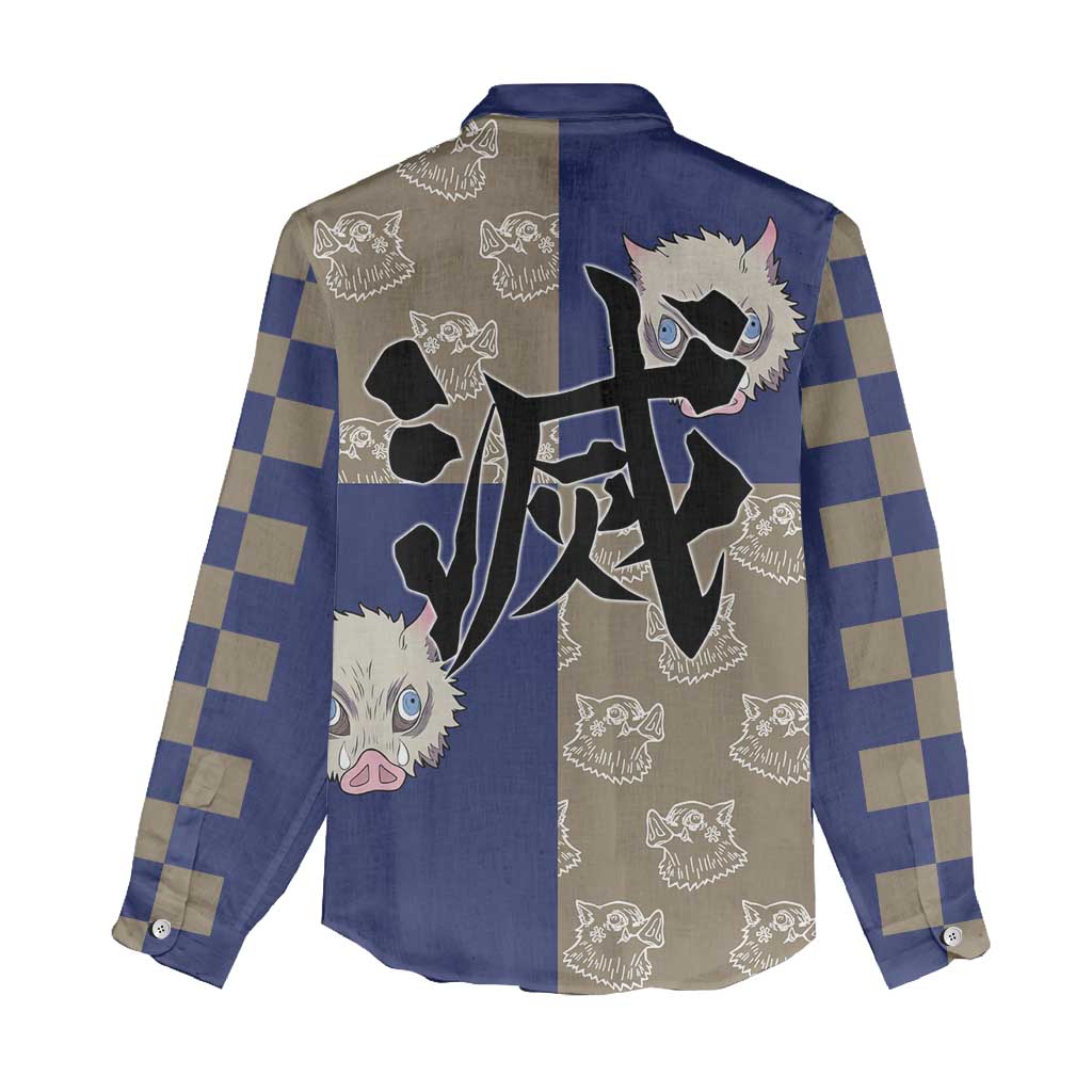 Hashibira Inosuke - Demon Slayer Women Casual Shirt Anime Style