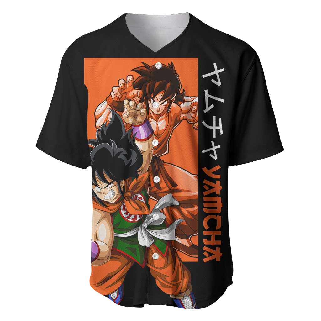 Yamcha - Dragon Ball Baseball Jersey Anime Style