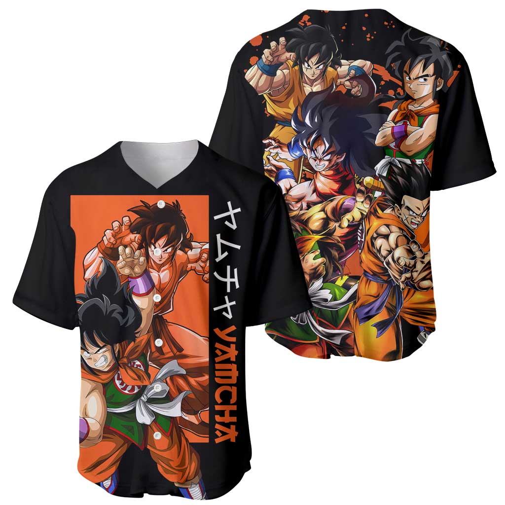 Yamcha - Dragon Ball Baseball Jersey Anime Style