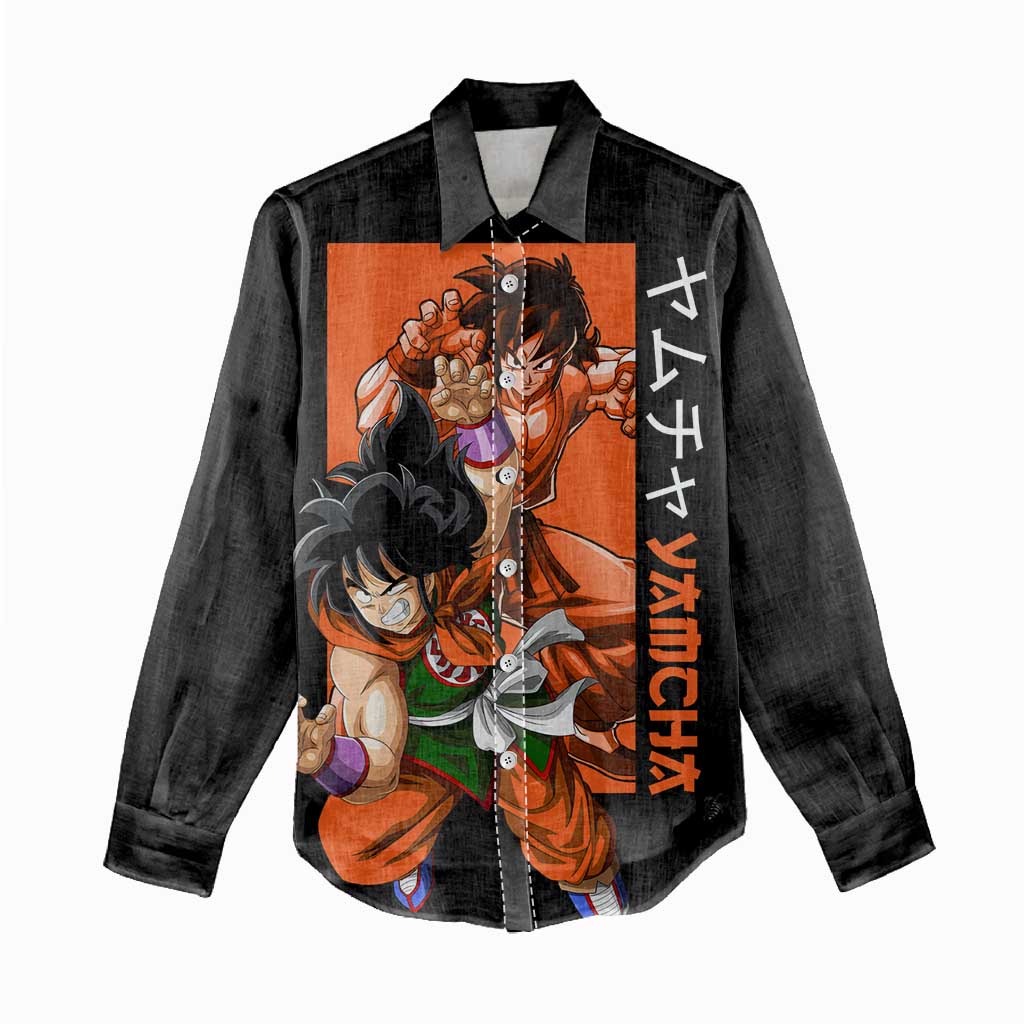 Yamcha - Dragon Ball Women Casual Shirt Anime Style