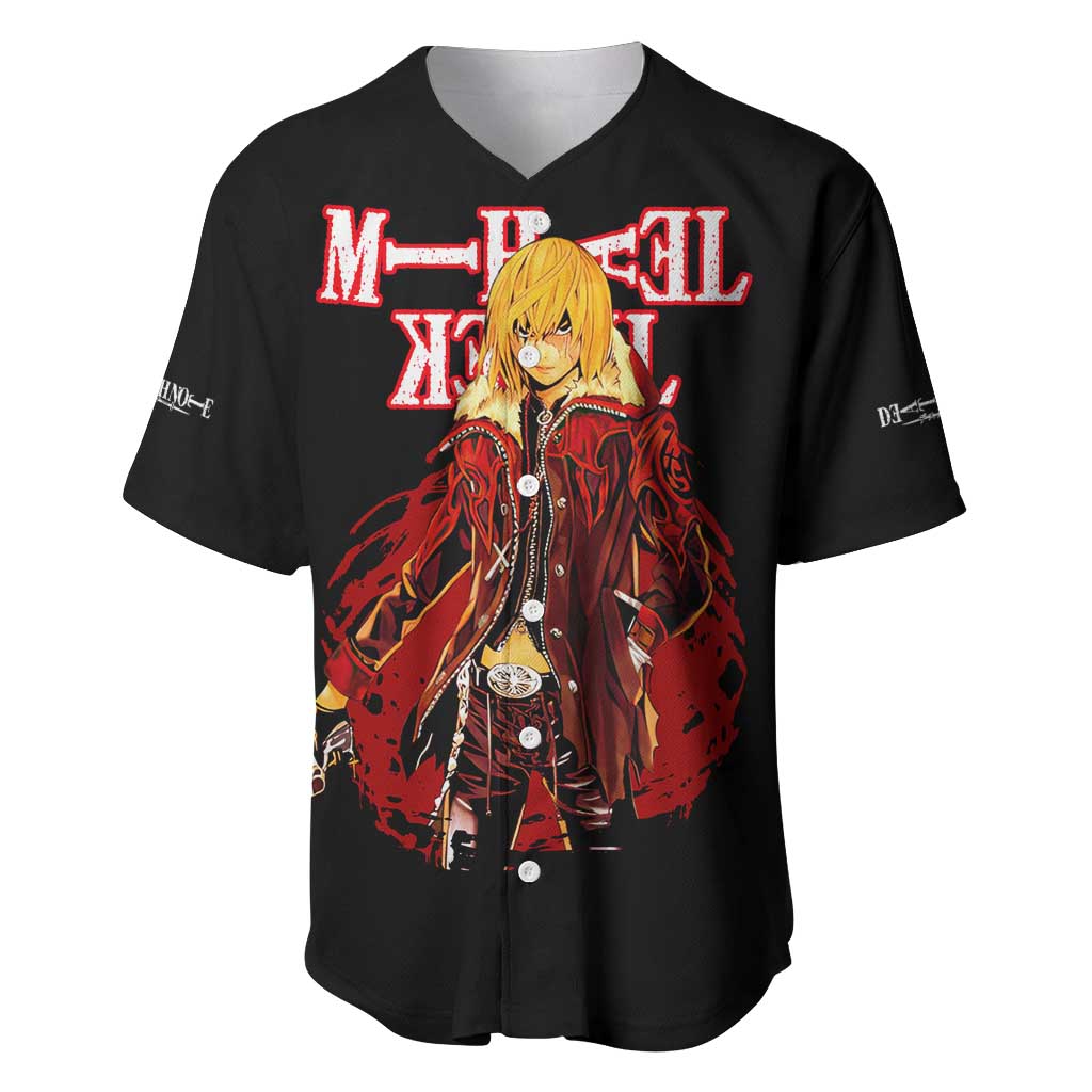 Mihael Keehl - Death Note Baseball Jersey Anime Style
