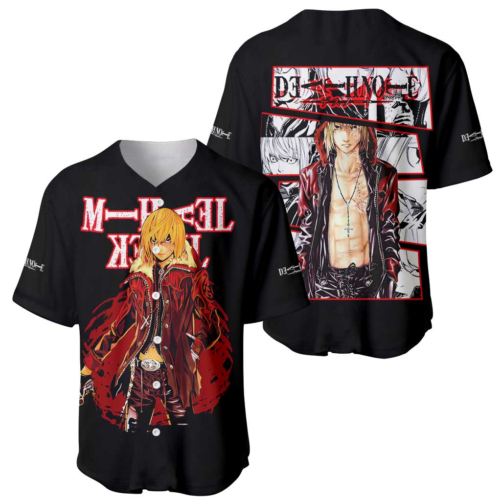 Mihael Keehl - Death Note Baseball Jersey Anime Style