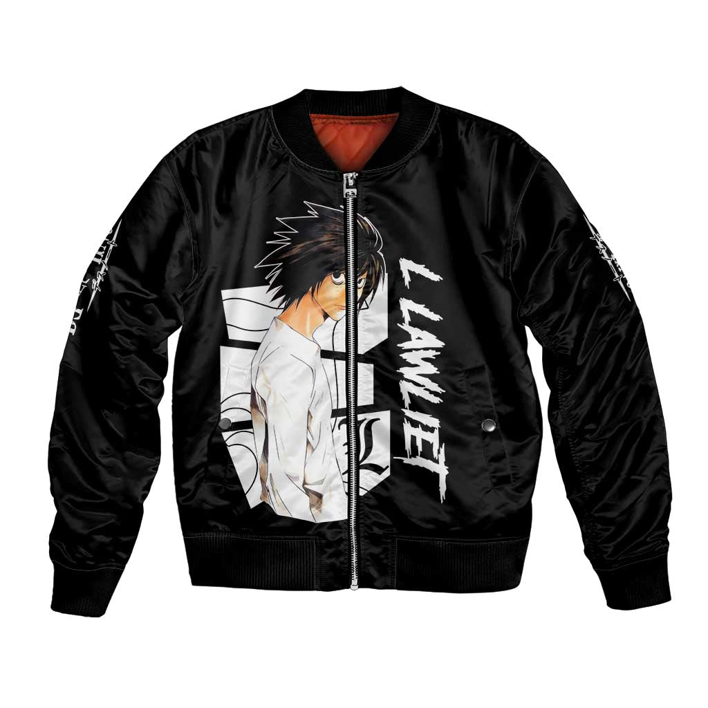 L Lawliet - Death Note Bomber Jacket Anime Style
